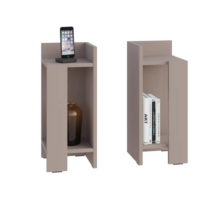 Decortieliving - Elos Modern Bedside Table Left And Right 25cm Narrow