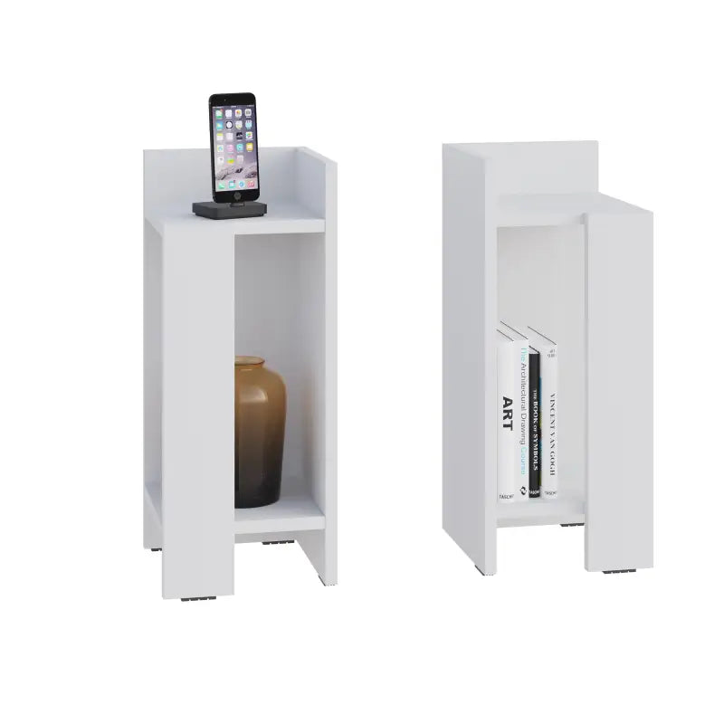 Decortieliving - Elos Modern Bedside Table Left And Right 25cm Narrow
