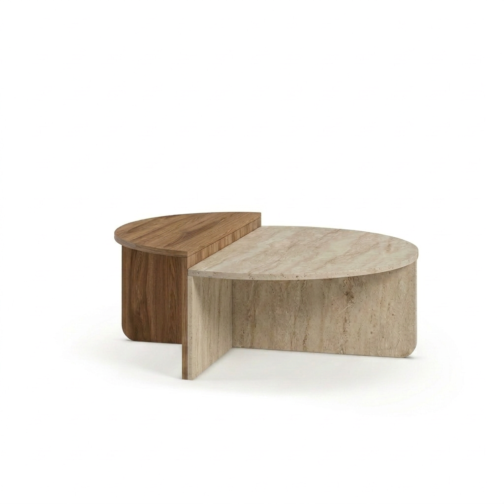 Table basse ronde moderne Aloeva
