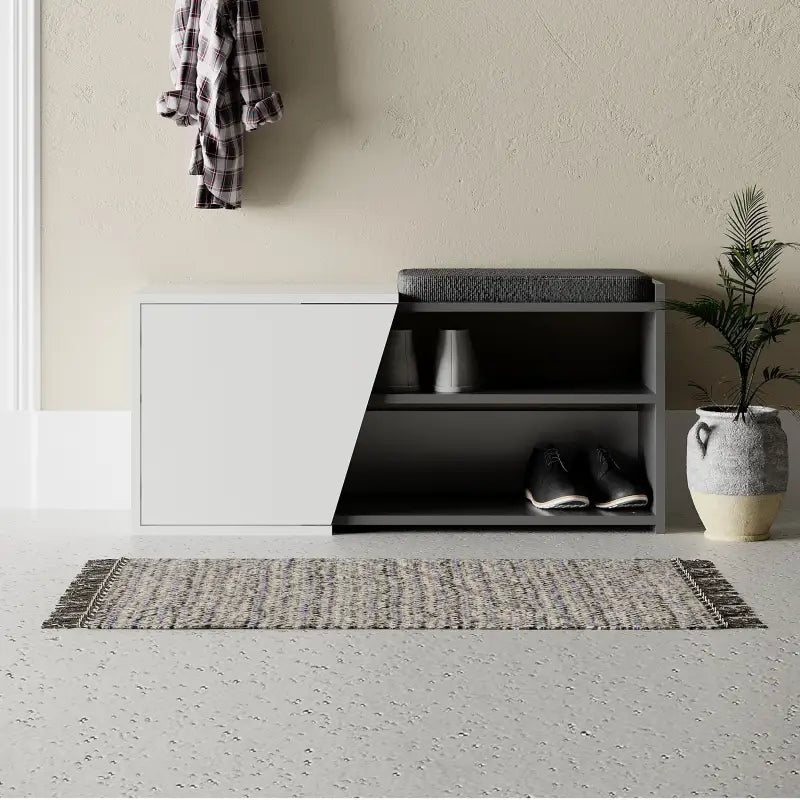 Decortieliving - Fiona Shoe Storage With Bench Width 104 cm