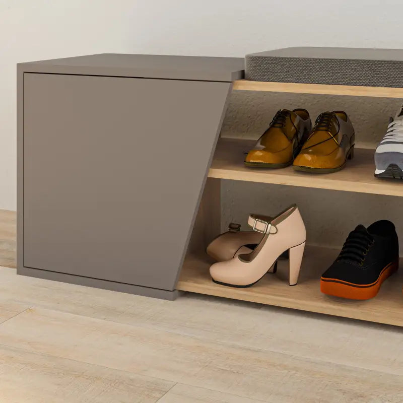 Decortieliving - Fiona Shoe Storage With Bench Width 104 cm