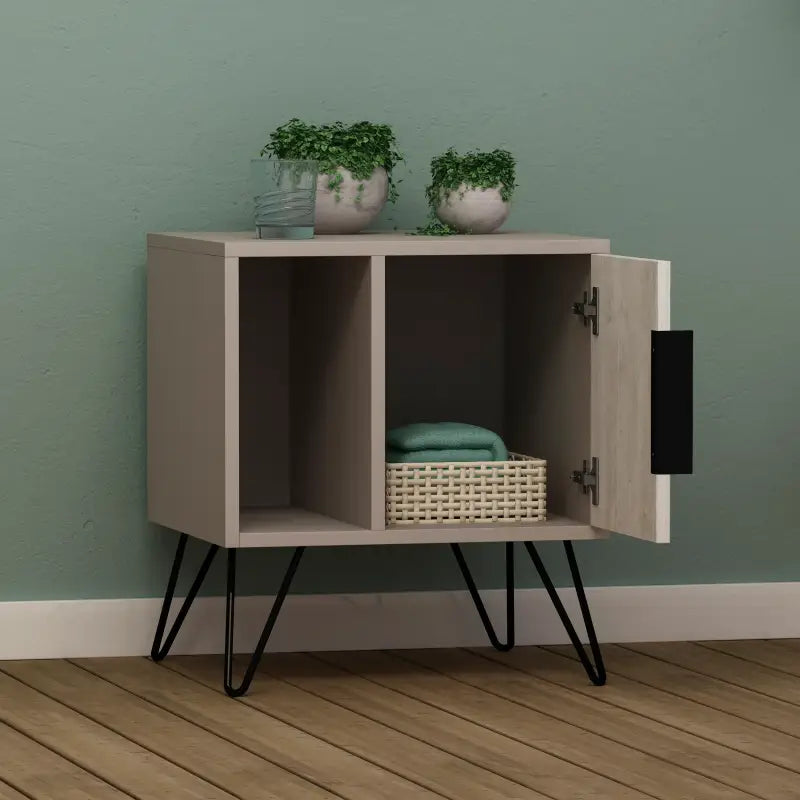Decortieliving - Glynn Modern Bedside Table Width Bedroom Furniture 50.2cm