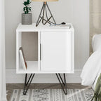 Decortieliving - Glynn Modern Bedside Table Width Bedroom Furniture 50.2cm