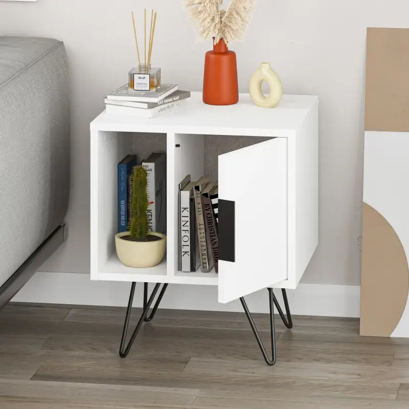 Decortieliving - Glynn Modern Bedside Table Width Bedroom Furniture 50.2cm