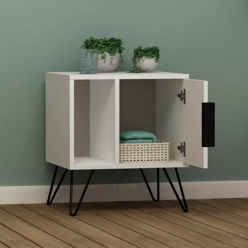 Decortieliving - Glynn Modern Bedside Table Width Bedroom Furniture 50.2cm