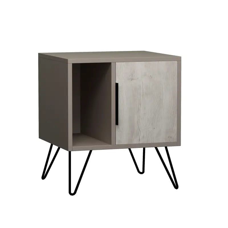 Decortieliving - Glynn Modern Bedside Table Width Bedroom Furniture 50.2cm