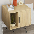 Decortieliving - Glynn Modern Bedside Table Width Bedroom Furniture 50.2cm