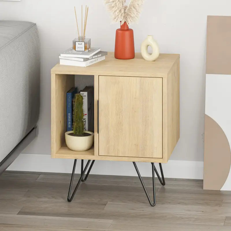 Decortieliving - Glynn Modern Bedside Table Width Bedroom Furniture 50.2cm