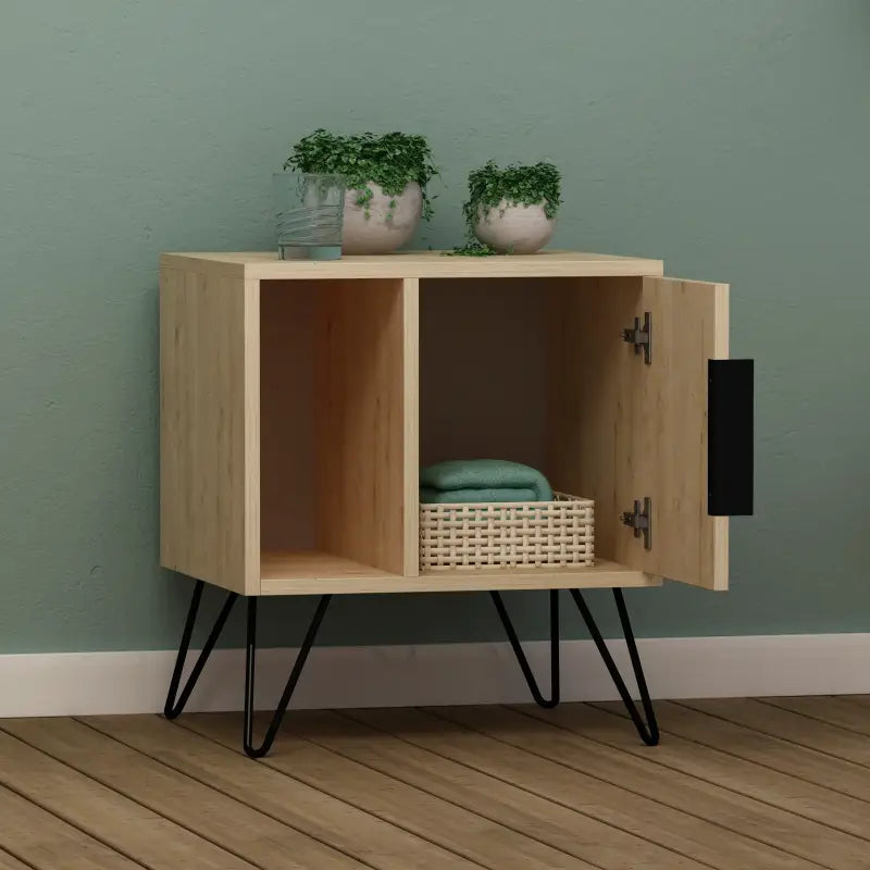 Decortieliving - Glynn Modern Bedside Table Width Bedroom Furniture 50.2cm