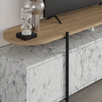 Decortieliving - Hanley Modern TV Stand Multimedia Centre TV Unit With Storage Cabinet 160cm