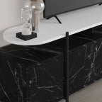 Decortieliving - Hanley Modern TV Stand Multimedia Centre TV Unit With Storage Cabinet 160cm