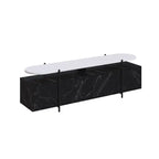 Decortieliving - Hanley Modern TV Stand Multimedia Centre TV Unit With Storage Cabinet 160cm