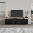 Decortieliving - Hanley Modern TV Stand Multimedia Centre TV Unit With Storage Cabinet 160cm