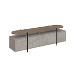 Decortieliving - Hanley Modern TV Stand Multimedia Centre TV Unit With Storage Cabinet 160cm
