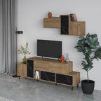 Decortieliving - Hermes Modern TV Stand Multimedia Centre TV Unit With Storage Cabinet 171.2 cm