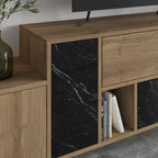 Decortieliving - Hermes Modern TV Stand Multimedia Centre TV Unit With Storage Cabinet 171.2 cm