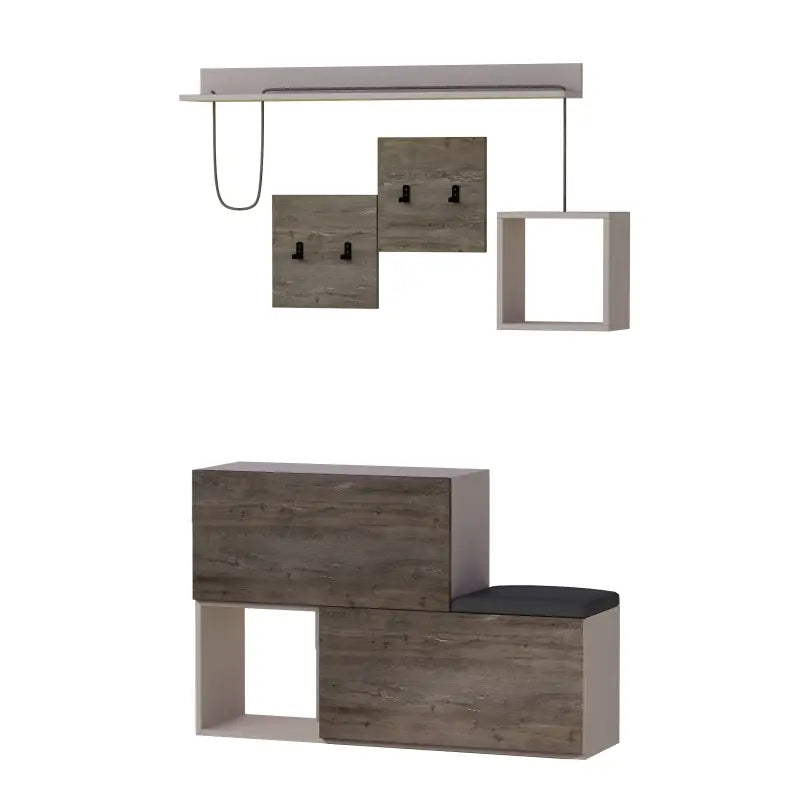 Decortieliving - Holdon Shoe Cabinet Hanger With Shelves