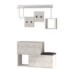Decortieliving - Holdon Shoe Cabinet Hanger With Shelves