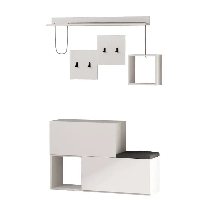 Decortieliving - Holdon Shoe Cabinet Hanger With Shelves