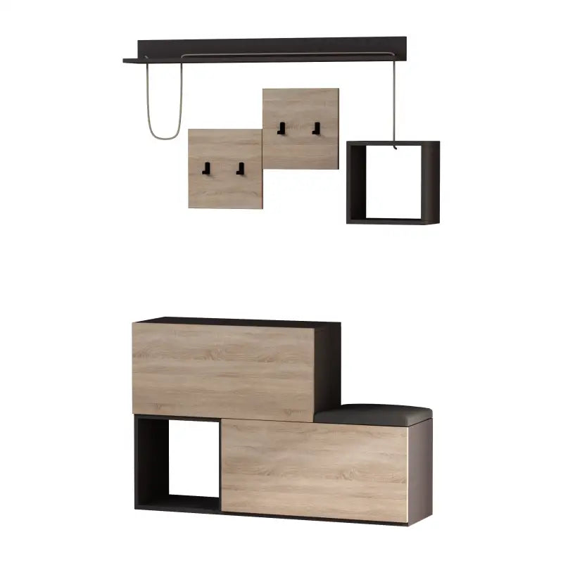 Decortieliving - Holdon Shoe Cabinet Hanger With Shelves
