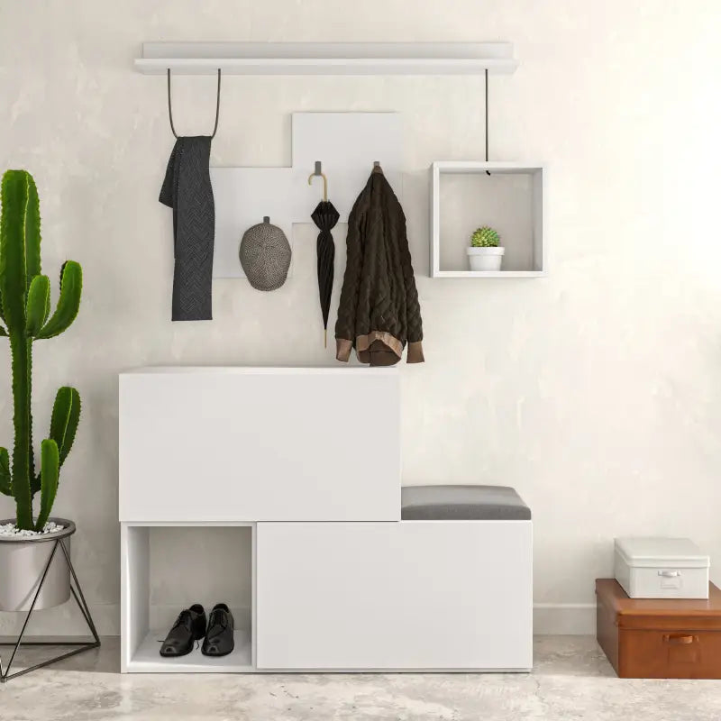 Decortieliving - Holdon Shoe Cabinet Hanger With Shelves