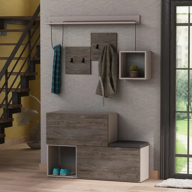 Decortieliving - Holdon Shoe Cabinet Hanger With Shelves