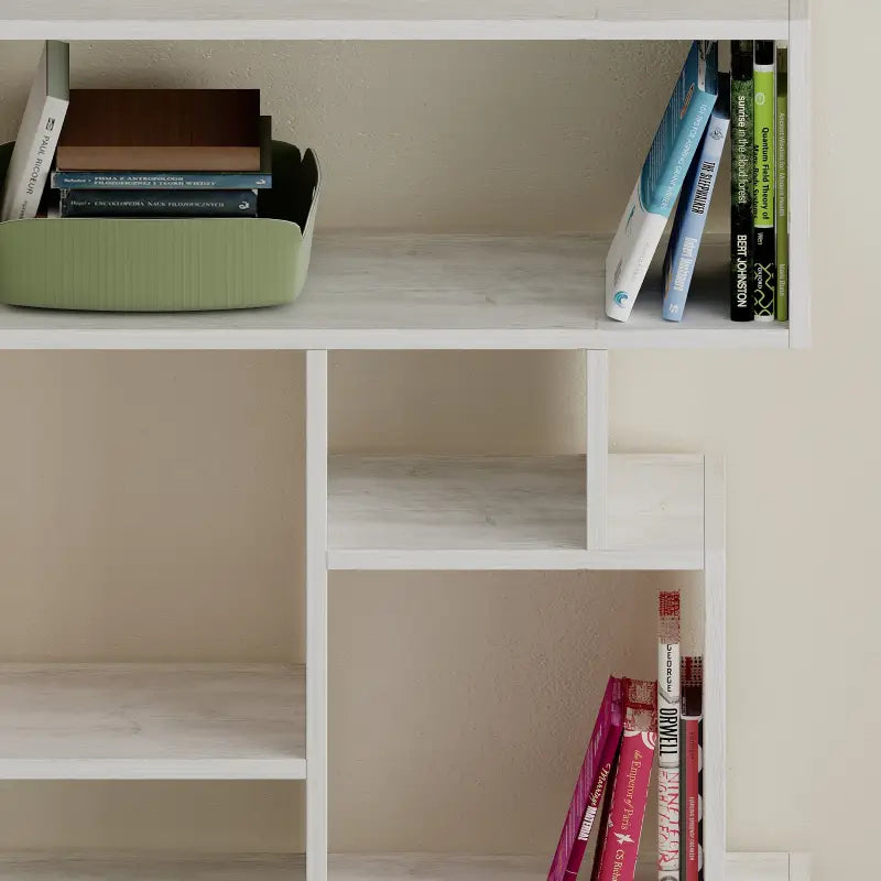 Decortieliving - Karmato Modern Bookcase Display Unit Tall 168.5cm