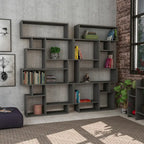 Decortieliving - Karmato Modern Bookcase Display Unit Tall 168.5cm
