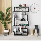 Decortieliving - Karmato Modern Bookcase Display Unit Tall 168.5cm