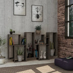 Decortieliving - Karmato Modern Bookcase Display Unit Tall 168.5cm