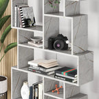 Decortieliving - Karmato Modern Bookcase Display Unit Tall 168.5cm