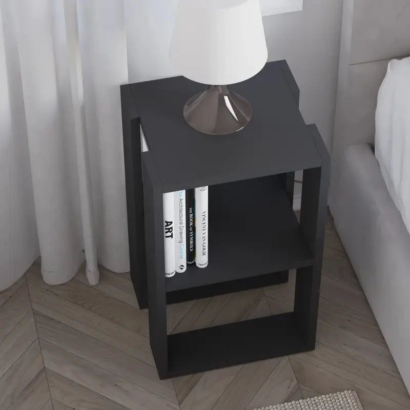 Decortieliving - Lonie Modern Bedside Table Bedroom Furniture Width 34cm