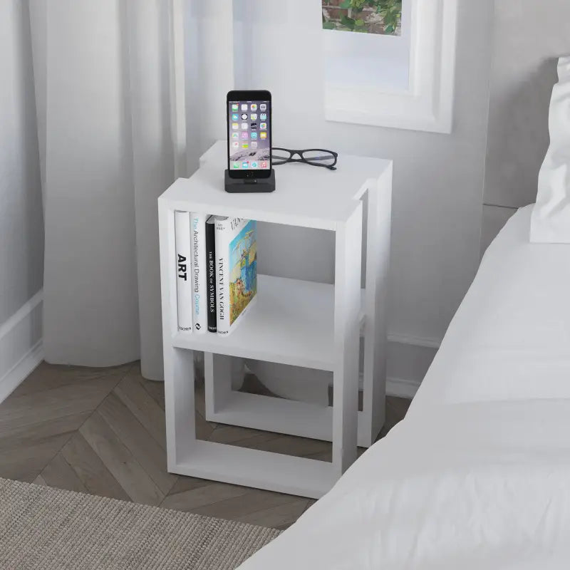 Decortieliving - Lonie Modern Bedside Table Bedroom Furniture Width 34cm