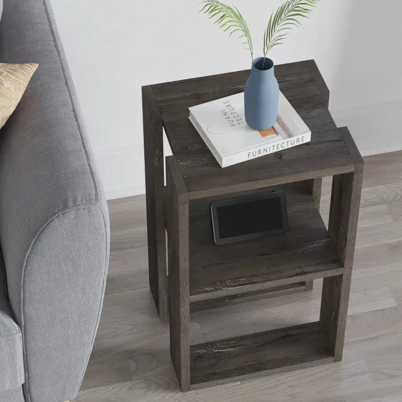 Decortieliving - Lonie Modern Bedside Table Bedroom Furniture Width 34cm