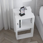 Decortieliving - Lonie Modern Bedside Table Bedroom Furniture Width 34cm