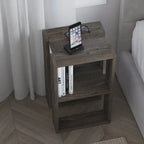 Decortieliving - Lonie Modern Bedside Table Bedroom Furniture Width 34cm