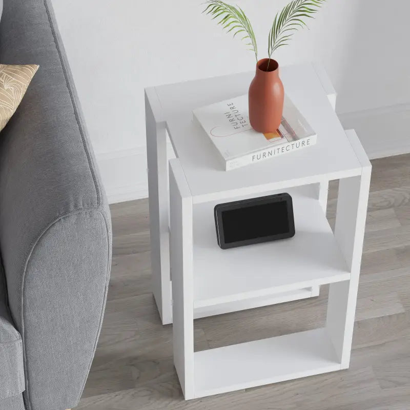 Decortieliving - Lonie Modern Bedside Table Bedroom Furniture Width 34cm