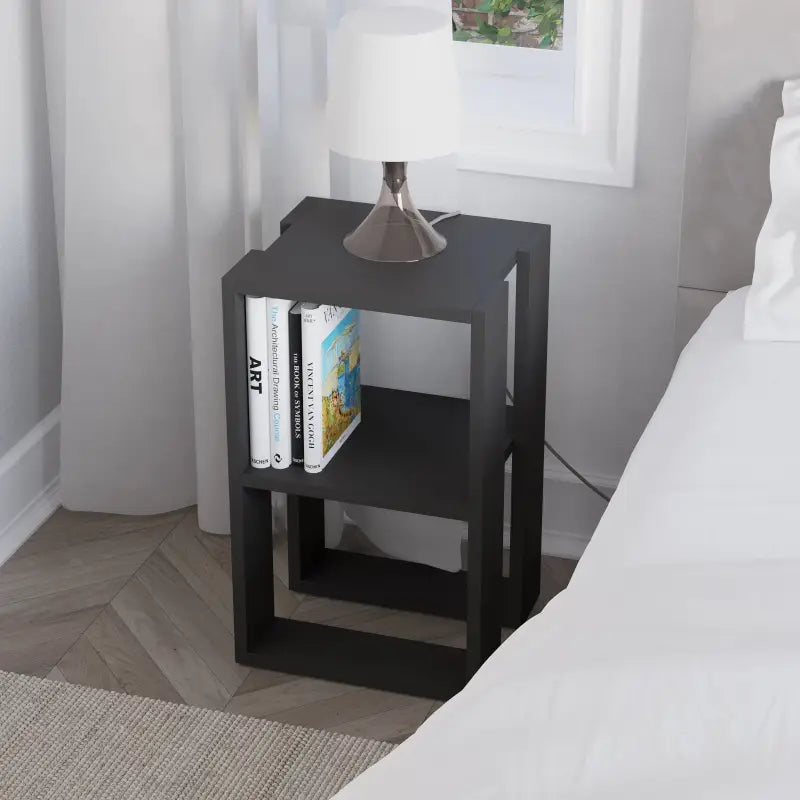 Decortieliving - Lonie Modern Bedside Table Bedroom Furniture Width 34cm