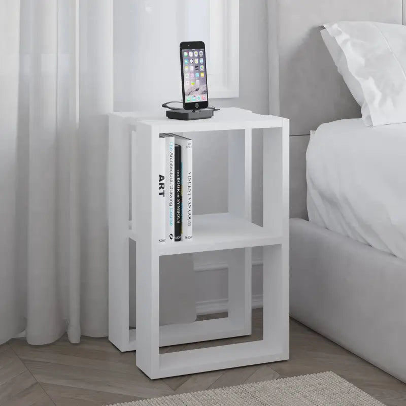 Decortieliving - Lonie Modern Bedside Table Bedroom Furniture Width 34cm