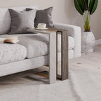 Decortieliving - Muju Modern C Shape Table Multipurpose H 57cm