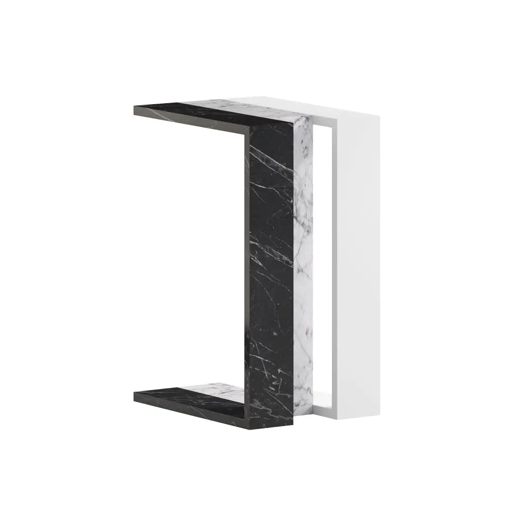 Decortieliving - Muju Modern C Shape Table Multipurpose H 57cm