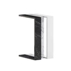 Decortieliving - Muju Modern C Shape Table Multipurpose H 57cm