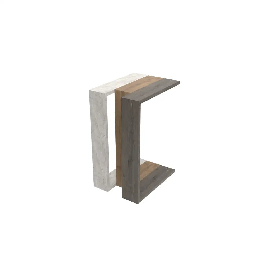 Decortieliving - Muju Modern C Shape Table Multipurpose H 57cm