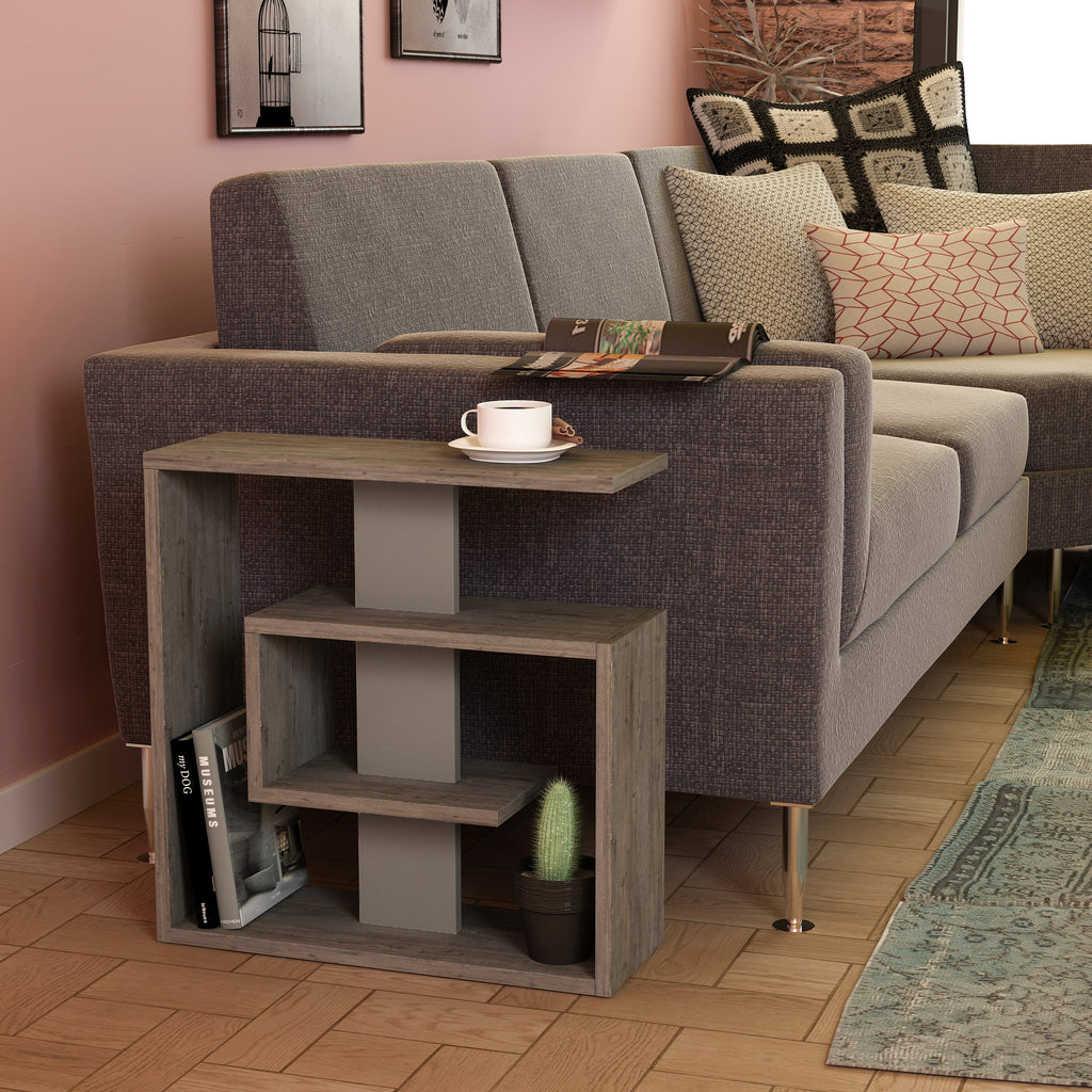 Decortieliving - Saly Modern Side End Table Multipurpose With Creativeness H 57cm 3 Tier