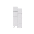 Decortieliving - Stair Modern Hallway Storage - Multipurpose Cabinet 156 x 62 x 37 cm