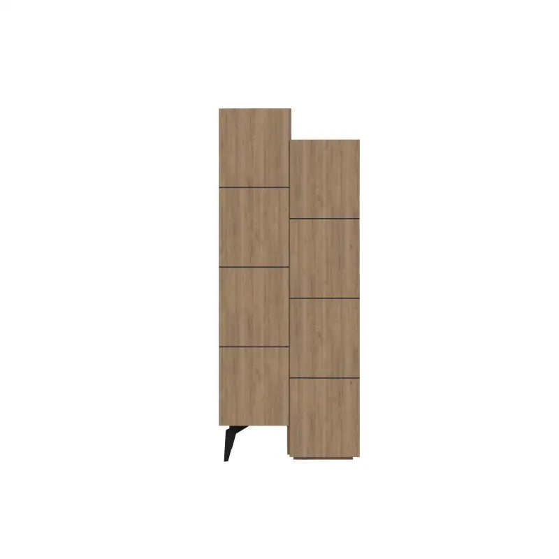 Decortieliving - Stair Modern Hallway Storage - Multipurpose Cabinet 156 x 62 x 37 cm