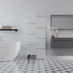 Decortieliving - Stair Modern Hallway Storage - Multipurpose Cabinet 156 x 62 x 37 cm