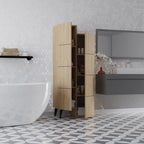 Decortieliving - Stair Modern Hallway Storage - Multipurpose Cabinet 156 x 62 x 37 cm