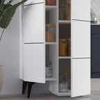 Decortieliving - Stair Modern Hallway Storage - Multipurpose Cabinet 156 x 62 x 37 cm