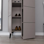 Decortieliving - Stair Modern Hallway Storage - Multipurpose Cabinet 156 x 62 x 37 cm